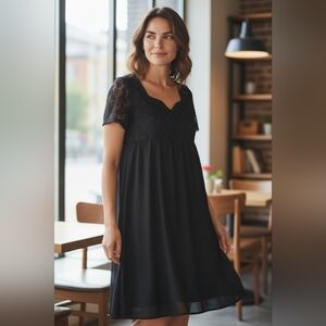 👠Black Cocktail Dress